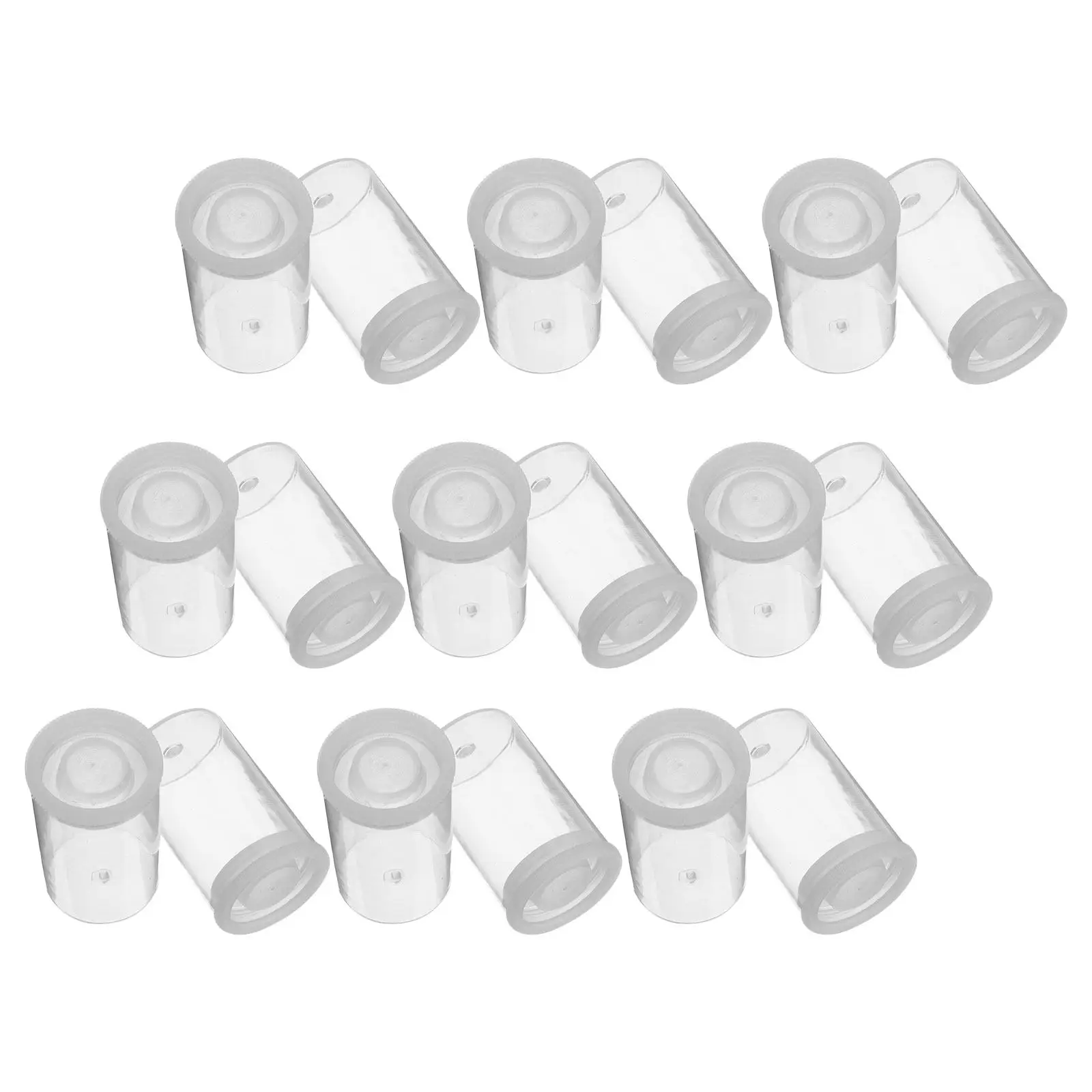 50Pcs 리필 가능 필름 네거티브 보관 상자 휴대용 원형 필름 컨테이너 사진 테이프 용 투명 플라스틱 튜브 케이스