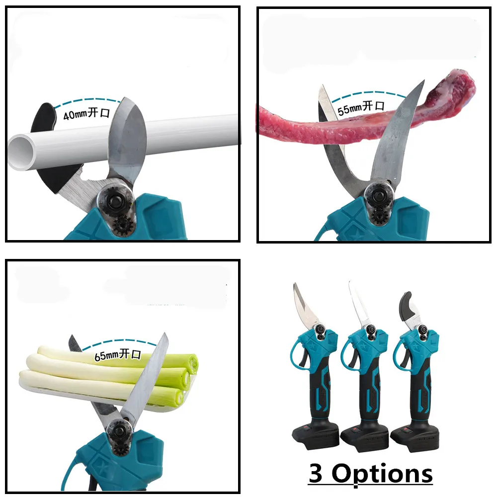 3 Options Cordless Electric Scissors Pipe Cutter/Fruit Vegetable Scissors/Bone Meat Scissor Power Tools For Makita 18V Battery 2