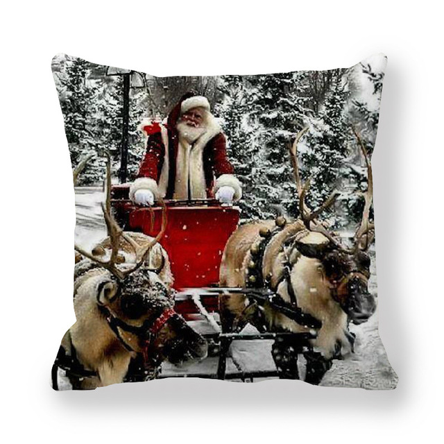 Cushion Cover Merry Christmas Decorations For Home Christmas Ornaments 2021 Navidad Xmas Noel New Year Gifts 2022