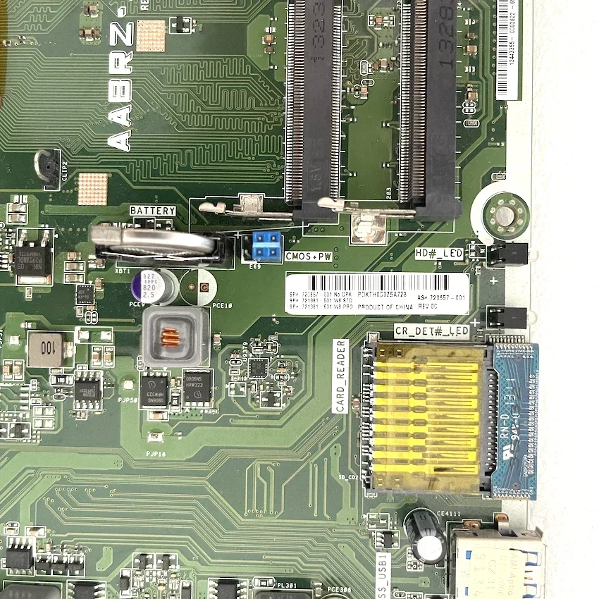 721381-501 ABBRZ-AB For HP 20 20-b323w Motherboard 720657-001 Mainboard 100%tested fully work 5 721381-501 ABBRZ-AB For HP 20 20-b323w Motherboard 720657-001 Mainboard 100%tested fully work - Image 3