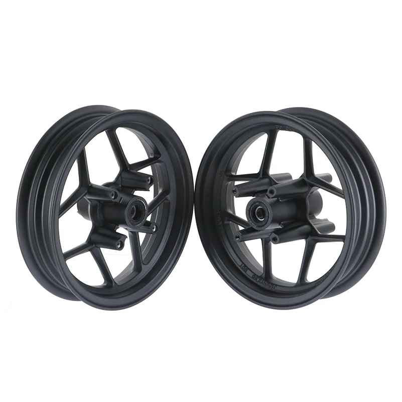 

10inch Front 2.15-10 and Rear 2.50-10 4 fitting hole Rims Refitting for Dirt bike Pit Bike Vacuum Wheel