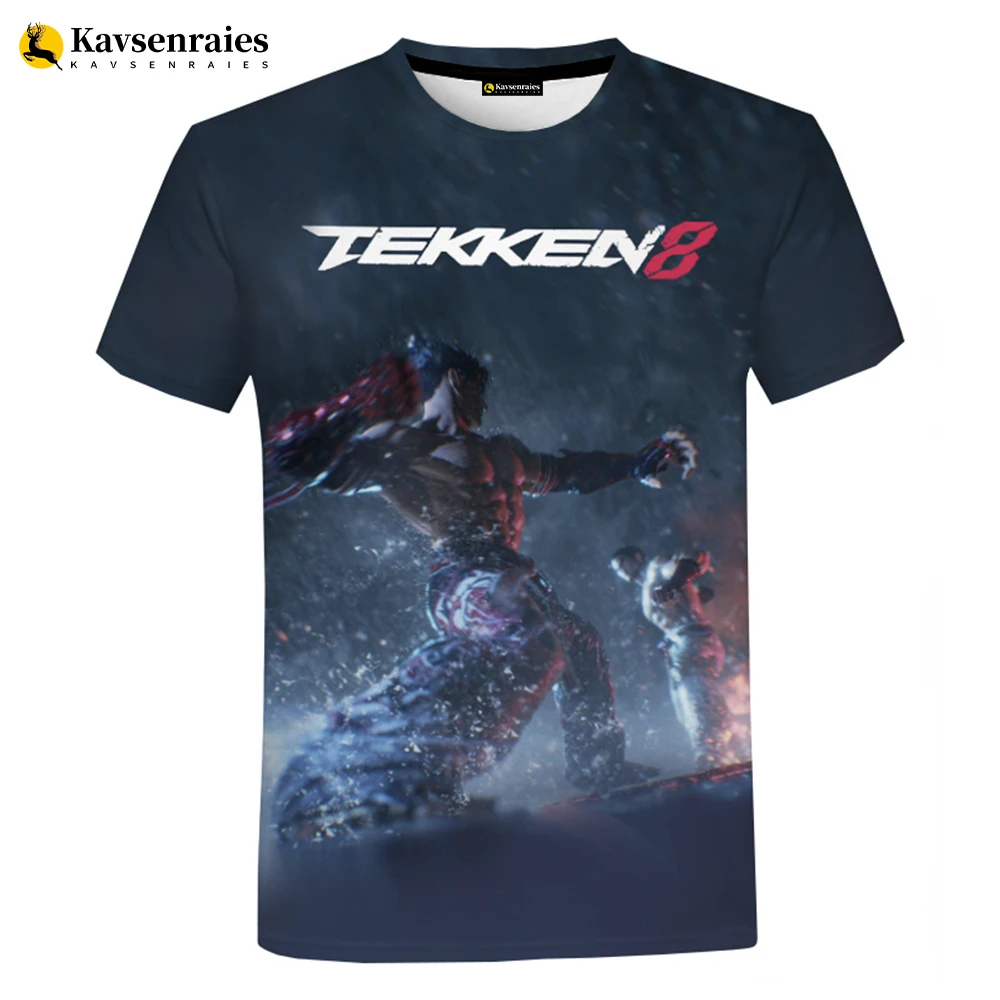 

New Game Tekken 8 Printed 3D T-shirt Men Women Fashion Casual Streetwear T Shirt Boys Girls Streetwear Oversized Clothes