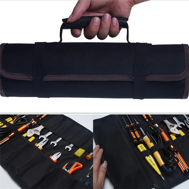 Multifunction Tool Transport Bags Oxford Canvas Chisel Roll Bags tool holder wrench roll storage 3 Colors Instrument Case