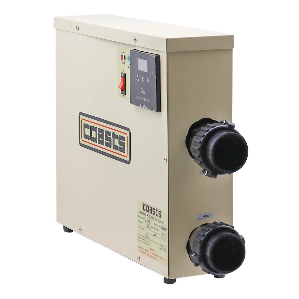 5.5KW 7.5KW 9KW 11KW Water Heater for Swimming Pool & bathtube Thermostat 220v/3