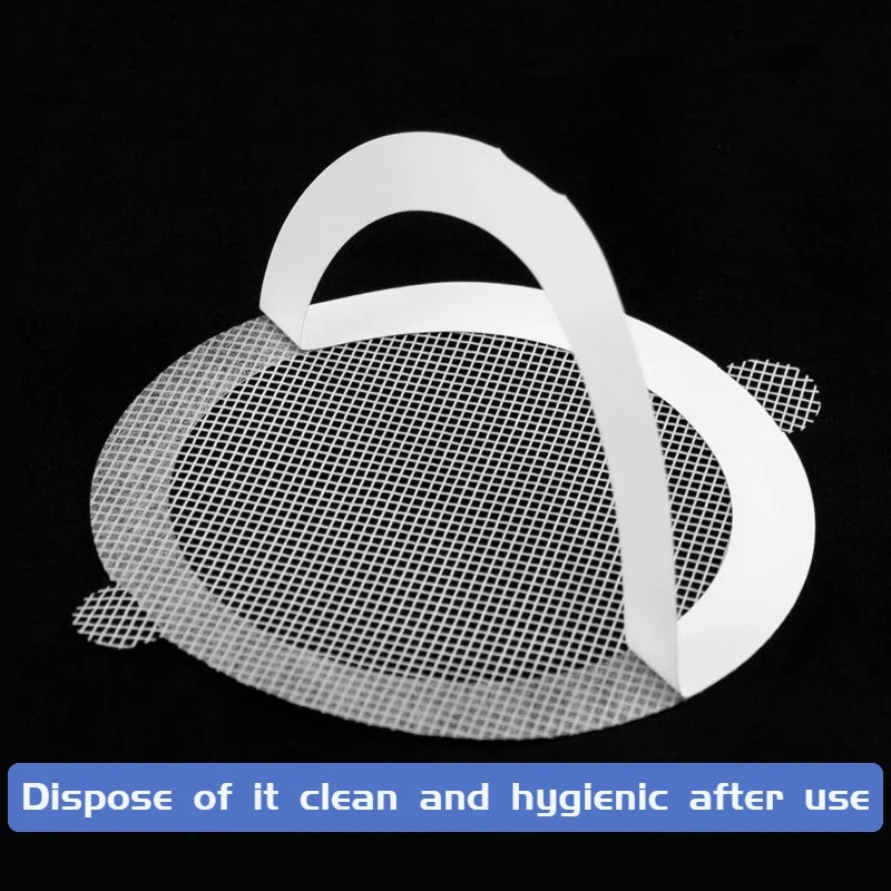 Accessory Bathroom Shower Curtain Drain Sticker Grid Shower Hairs Floor Sink Disposable Kitchen Strainer Paper Mesh Net a Take