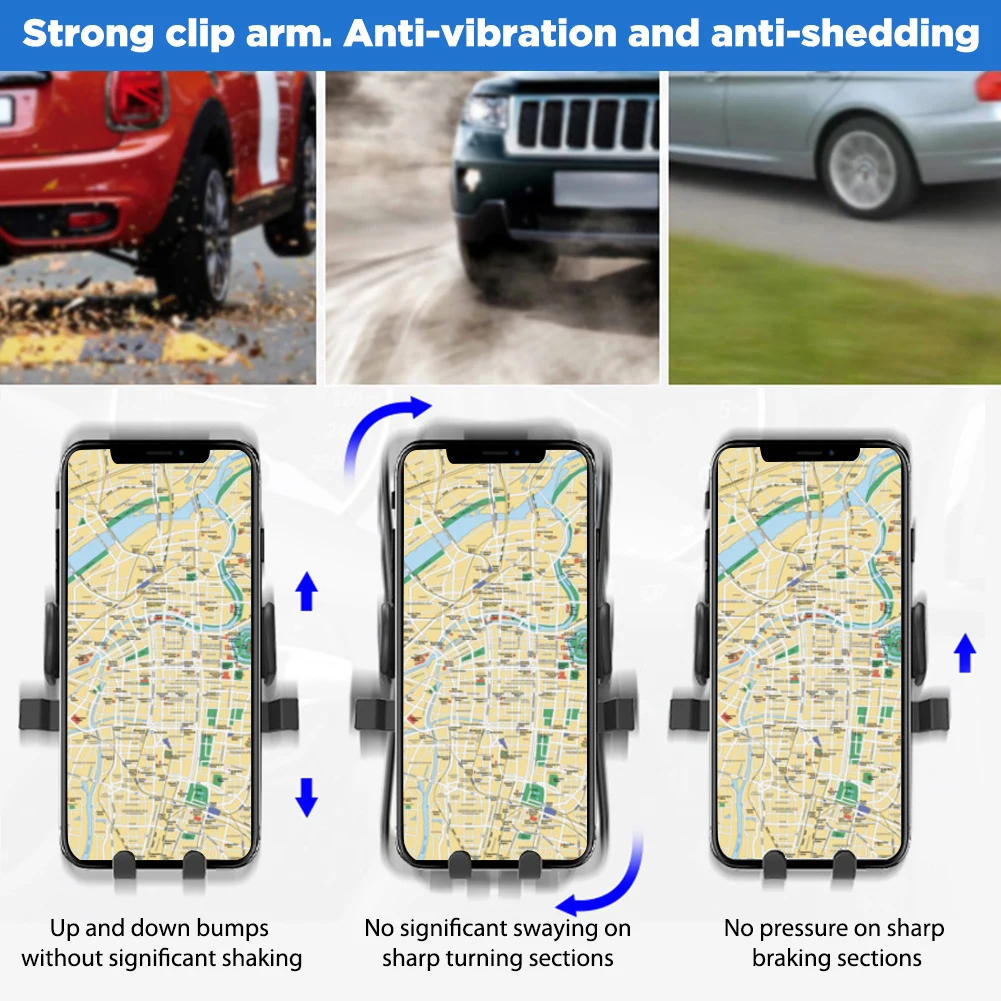 Suporte Tabelier carro 360º para telemóvel até 6.5 polegadas - Antiimpacto