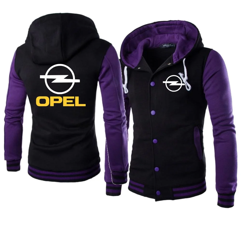 Men OPEL Car Fleece Hoodies Baseball Uniform Men's Hooded Sweatshirts Hoody Jersey Jackets 3