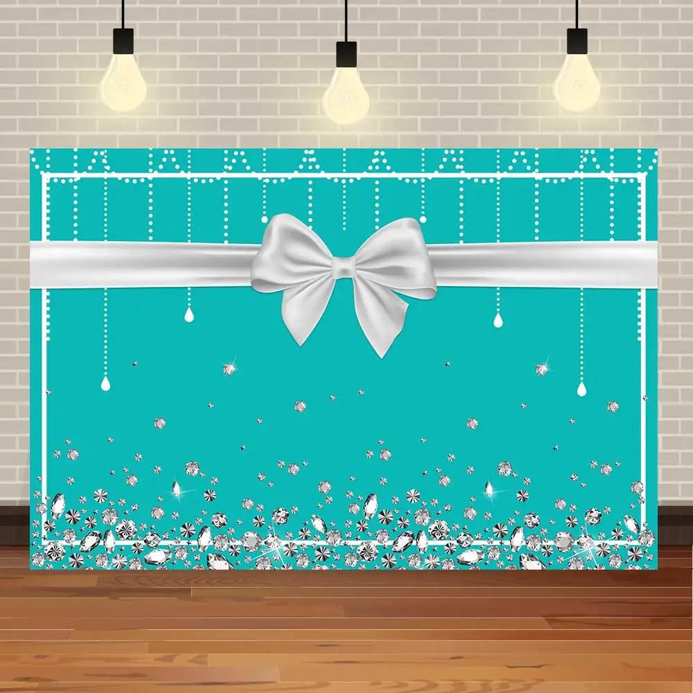 Tiffany Blue Glitter Background