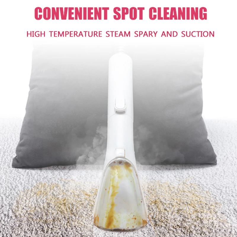 Professional Handheld car steam pressure washer with vacuum steam cleaner for couch carpet home 5