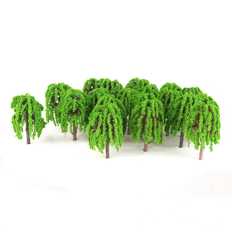 

Plant Model Tree Toy Greenery Kitchen Landscape Layout Plastic Resin Train Railway 25pcs Decoration Display Home