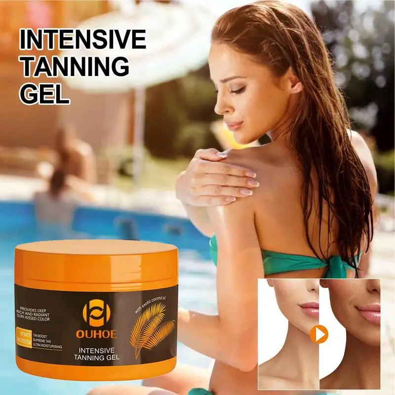Self Tanning Lotion Skin Tanning Cream Summer Beach Tanning Cream 150g Self-tanning Lotion Brown Body Bronzer Sunless Cream Moisturizing Nourish Skin Beauty Care