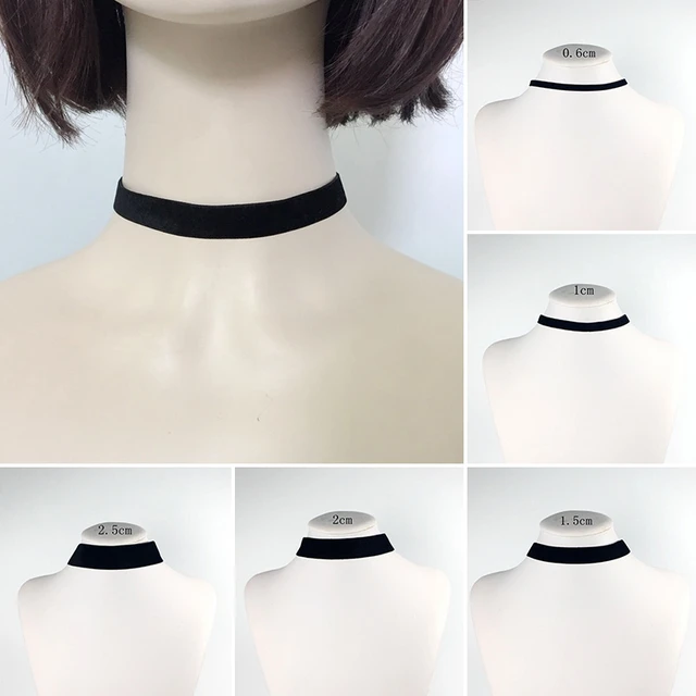 Chain Choker Necklace For Women Girls Goth Chokers Black Leather Collar  Gothic Jewelry Gothic Accessories - AliExpress