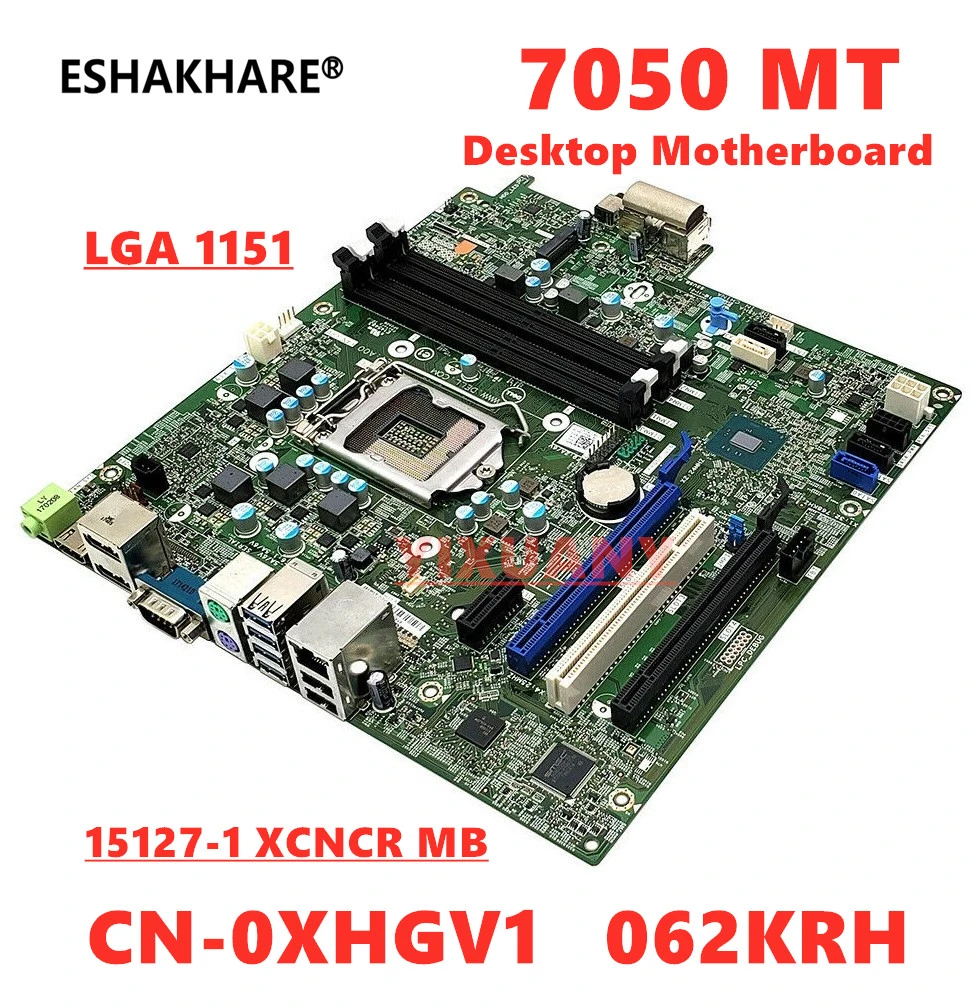 For DELL OptiPlex 7050 MT Desktop Motherboard LGA 1151 DDR4 CN 0XHGV1  0XHGV1 XHGV1 062KRH 62KRH 15127 1 XCNCR MB 100% Tested| | - AliExpress