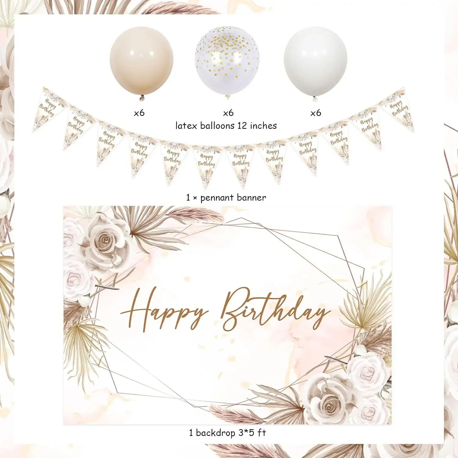 Bannière « Happy Birthday » Sur Le Thème De L'ours En