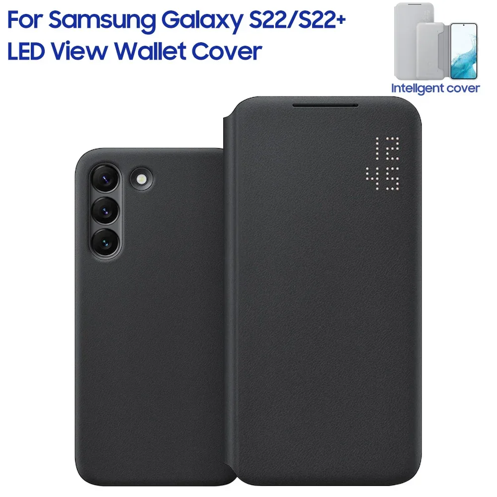 

Чехол-книжка со светодиодной подсветкой для Samsung Galaxy S22 Plus
