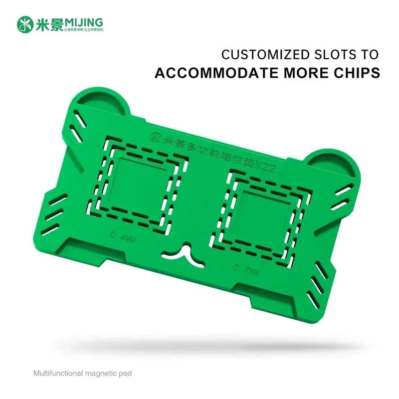 

MIJING Multifunctional Magnetic Pad M22 For Mobile Phone Chip Repair BGA Reballing High Temperature Resistant Easy To Clean Tool