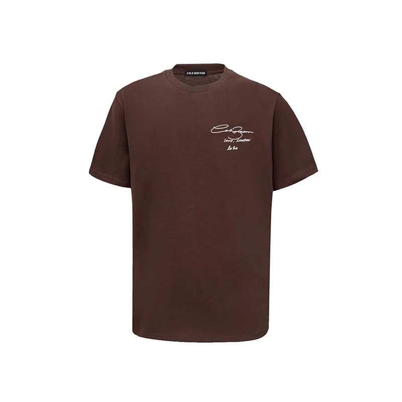 T-shirt oversize da uomo con stampa in sanscrito in cotone_voghion.com