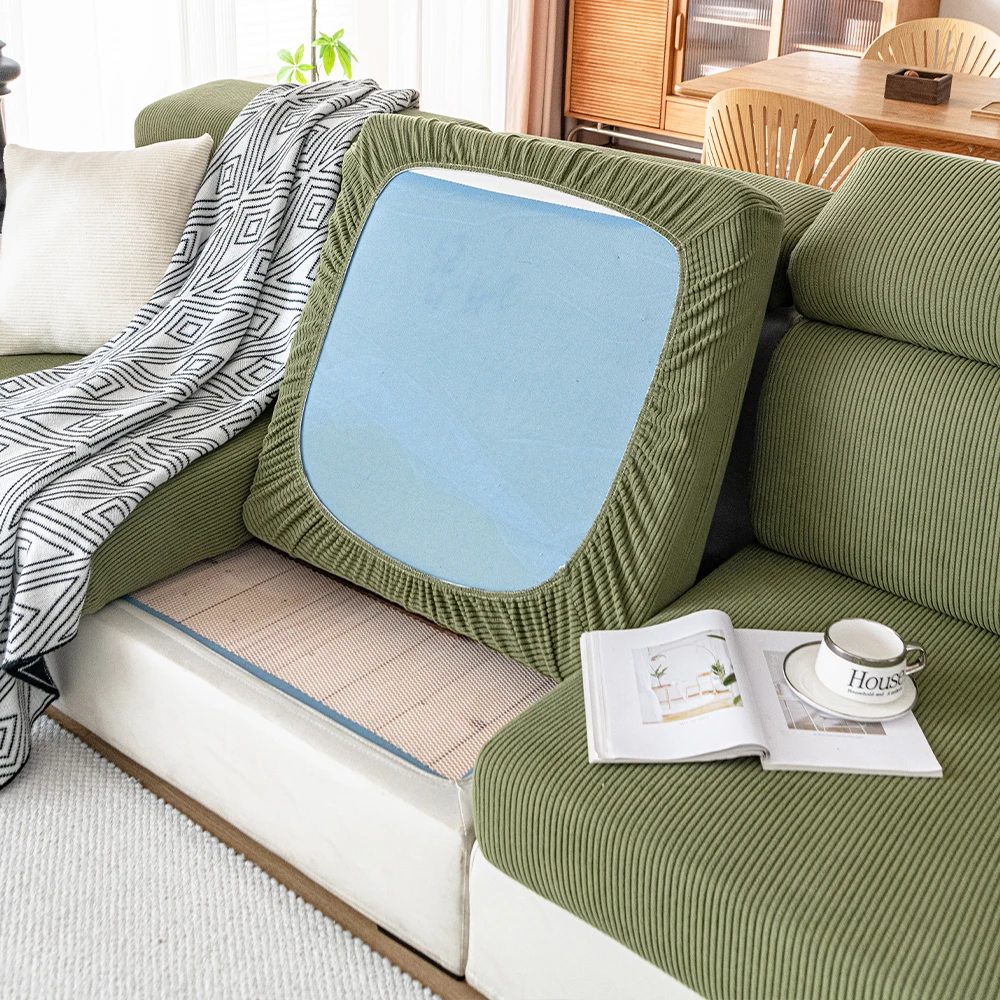 Jacquard Sofa Seat Cushion Cover 9
