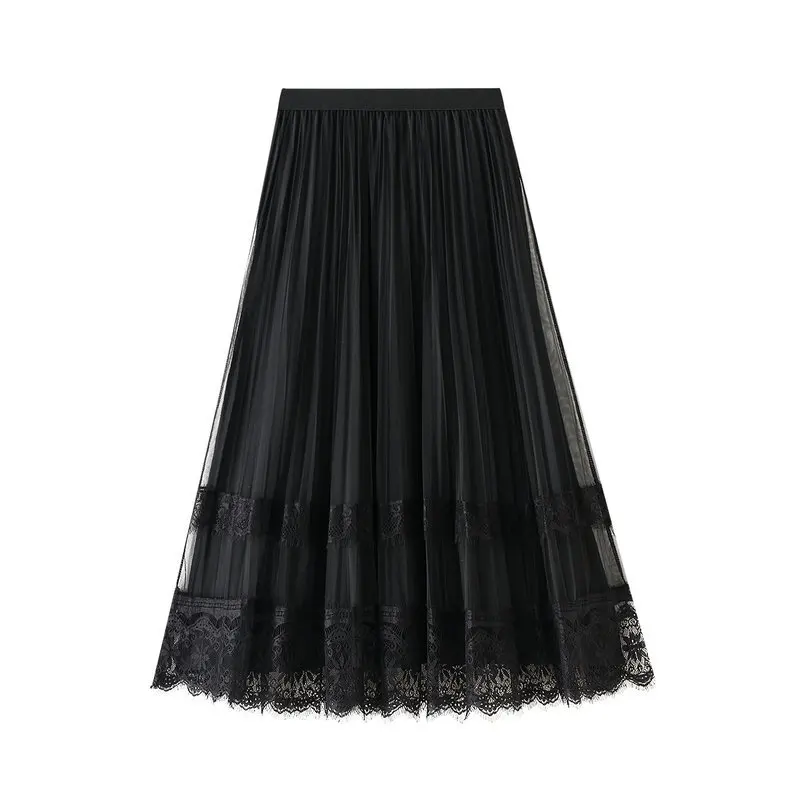 ѱ  ̽  Tulle  ĿƮ      㸮 ̽ a  Pleated ̵ ĿƮ 