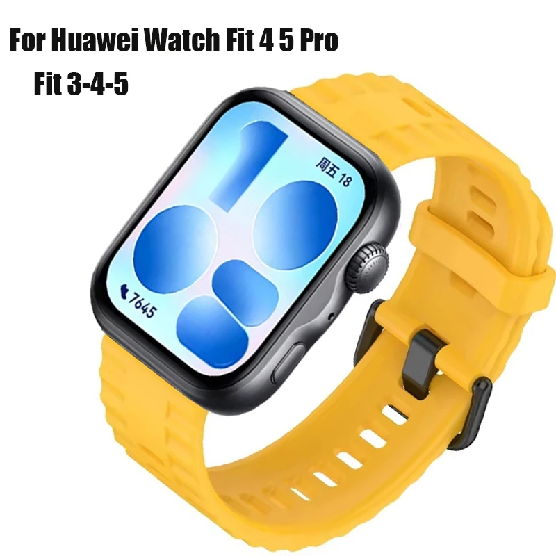 Premium Sport Silicone Band for Huawei Watch Fit - Enhanced Comfort and Style Bracelet