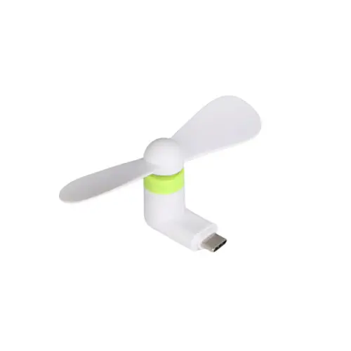 1PC Creative Mini Portable Micro USB Fan 5v 1w Mobile Phone USB Gadget Fan Tester For Type-C Type C Cell Phone Cooler Accessorie - Image 4