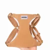 No Pull XXS Puppy Harness with Multifunction Dog Leash Soft Adjustable No Choke Escape Proof Pet Harness Vest Caramel Dog Chest 4