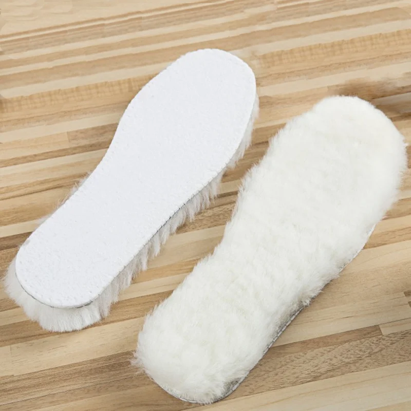 Natuurlijke Schapenvacht Inlegzolen Winter Keep Warm Bont Wol Inlegzolen  Mannen Vrouwen Warme Zachte Dikke Warme Kasjmier Snowboots Schoen Pad _ -  AliExpress Mobile