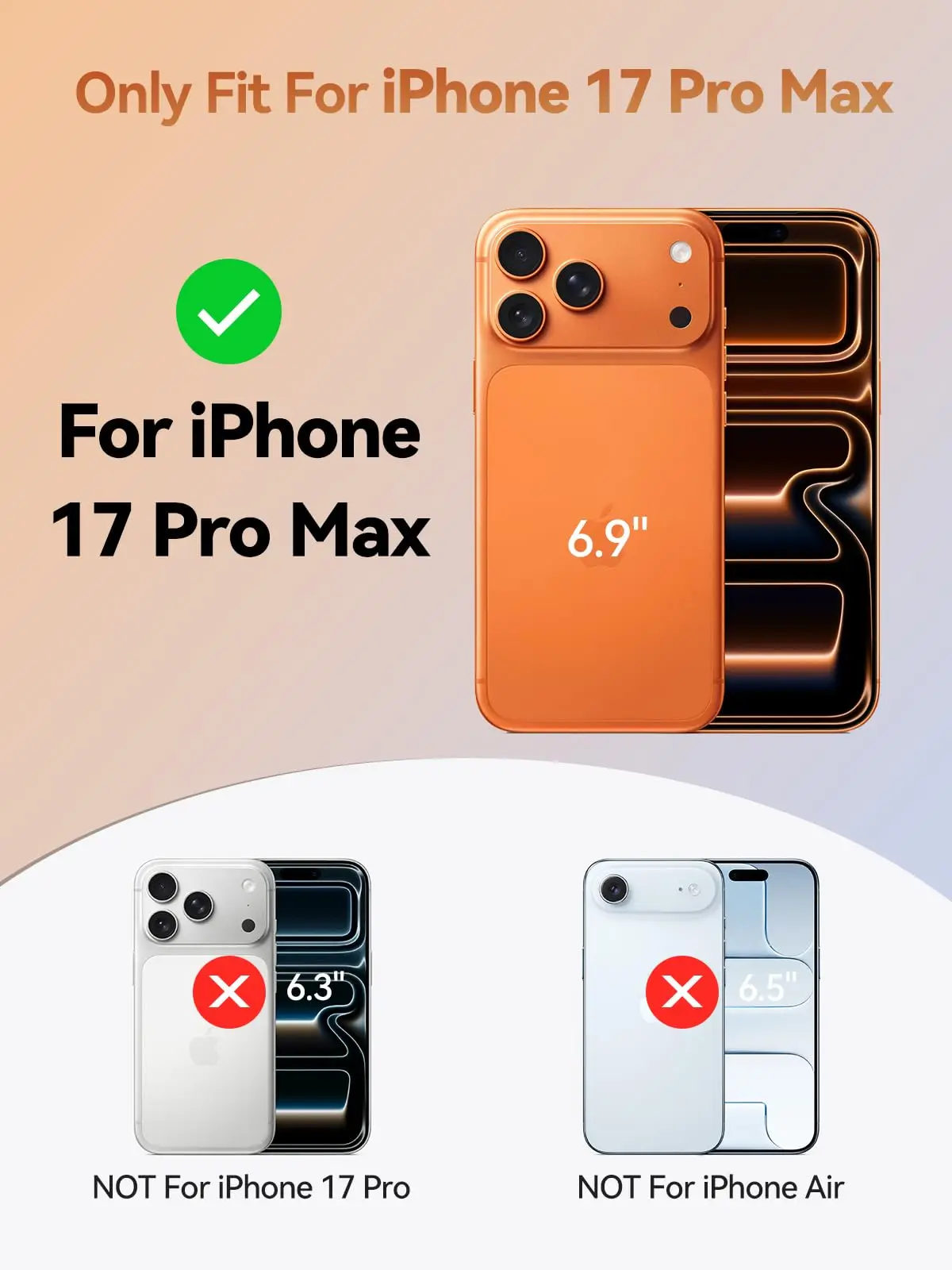 NEWDERY 9300mAh Battery Case for iPhone 17 Pro Max Wireless