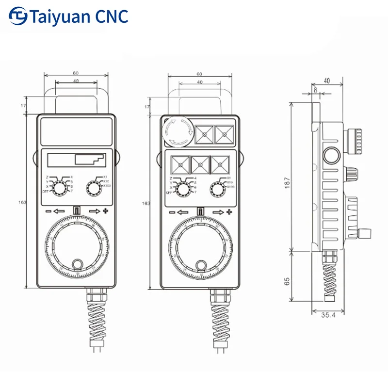 스크램 셀프 리셋 기능이 있는 IHDW 전자 핸드휠 머시닝 센터 핸드휠 CNC 기계 수동 펄스 발생기