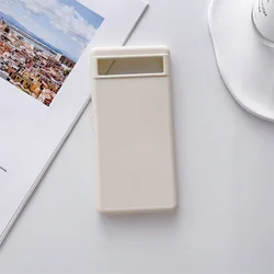 Premium Shockproof Solid Color Liquid Silicone Phone Case - Soft Back Cover for Google Pixel 5 (Antique White)