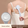 Multi-Function Lotion Sunscreen Ointment Applicator Long Handle Body Cleaner Shower Brush Free Sunscreen Back Applicator 2