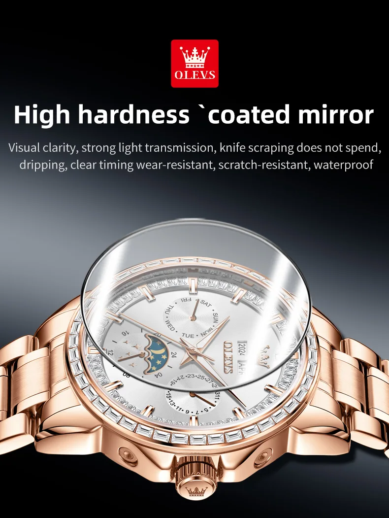 OLEVS 6695 Automatic Mechanical Men's Watch description image 5