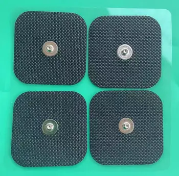 100pcs New Reusable Self-Adhesive TENS unit /EMS Electrodes Pads Compatible for Compex Easy Snap Muscle Stimulators 1