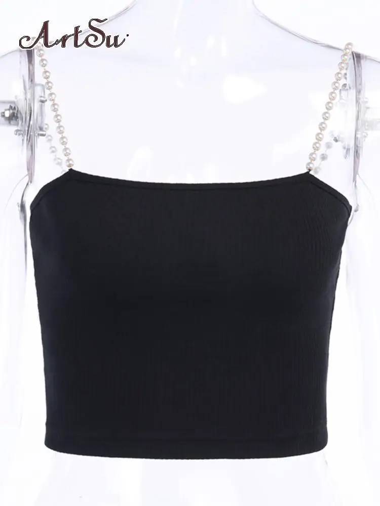 Shoulder Pearl Top | Top Pearl Straps | Top Women Pearl