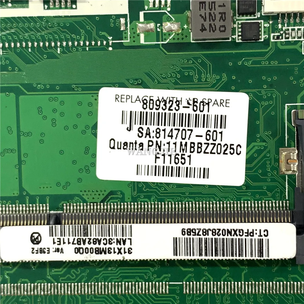 Remodelado para hp pavilion 17-g portátil placa-mãe