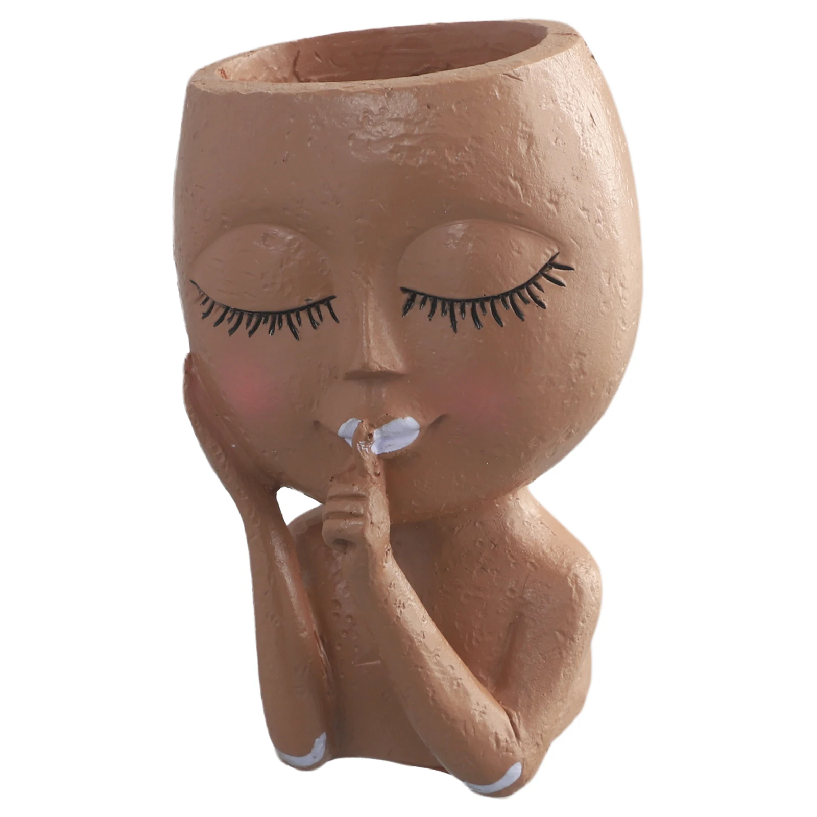 

Exquisite European Style Resin Flowerpot 12*6.7cm Resin Garden Supplies Pots Planters Accesseries For Garden And Home Decor