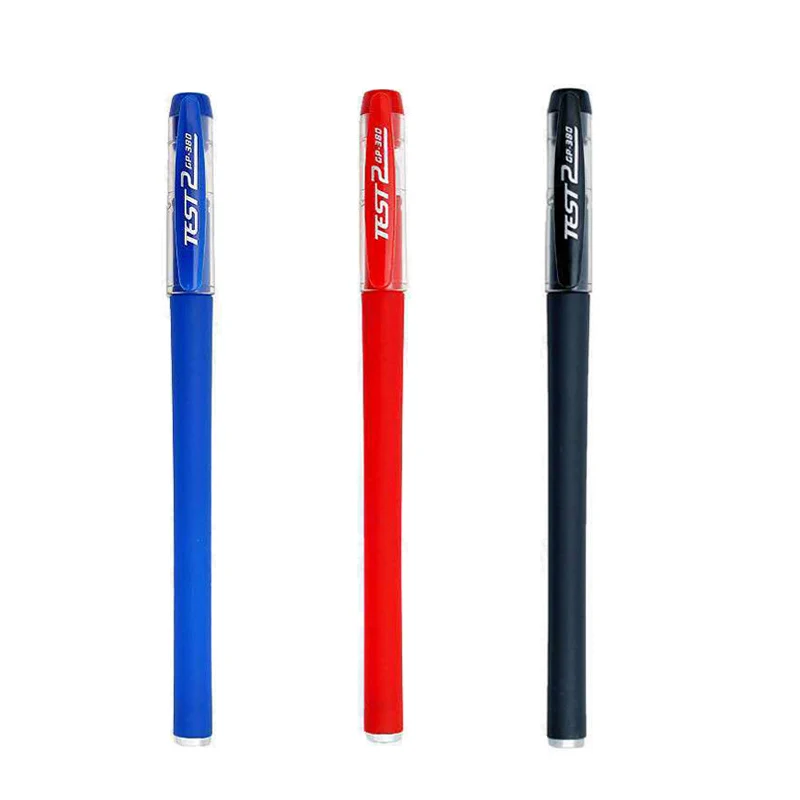 

3Pcs Carbon Gel Pen 0.5mm Business Signature Pen Office Student Test Water Pen Ballpoint Pen Writing Stationery