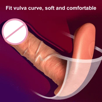 Remote Vibrator For Women Wearable Dildo Heating Telescopic Vagina Massage G Spot Clitoris Stimulate Masturbator Sexy Toy Female 3