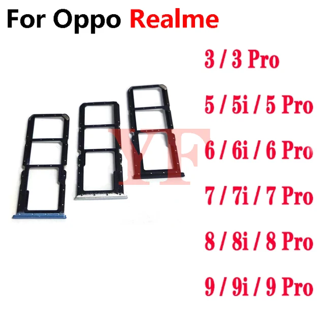 Tiroir Carte SIM Pour Realme 6i – Pièce D'origine, Avec Aiguille, Remplacement Facile