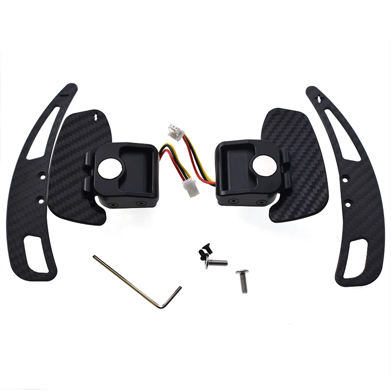 Per Audi Magnetic Paddle Shifters Q3 A6L A6 C8 A7 A7L A8L S6 S7 S8L Rs6 Rs7 Volante In Fibra Di Carbonio Paddle Shifters Estesi