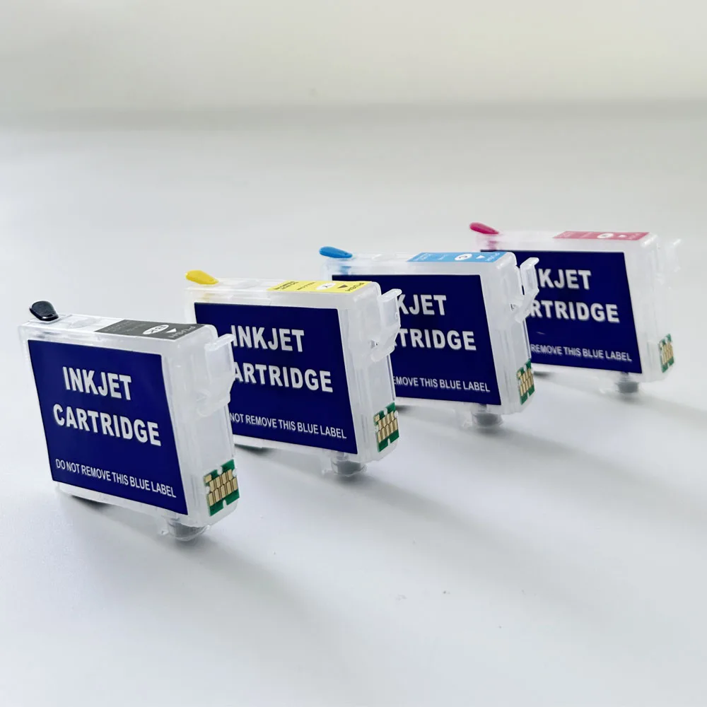 Cartouche d'encre compatible Epson avec puce ARC - Lot de 4 couleurs