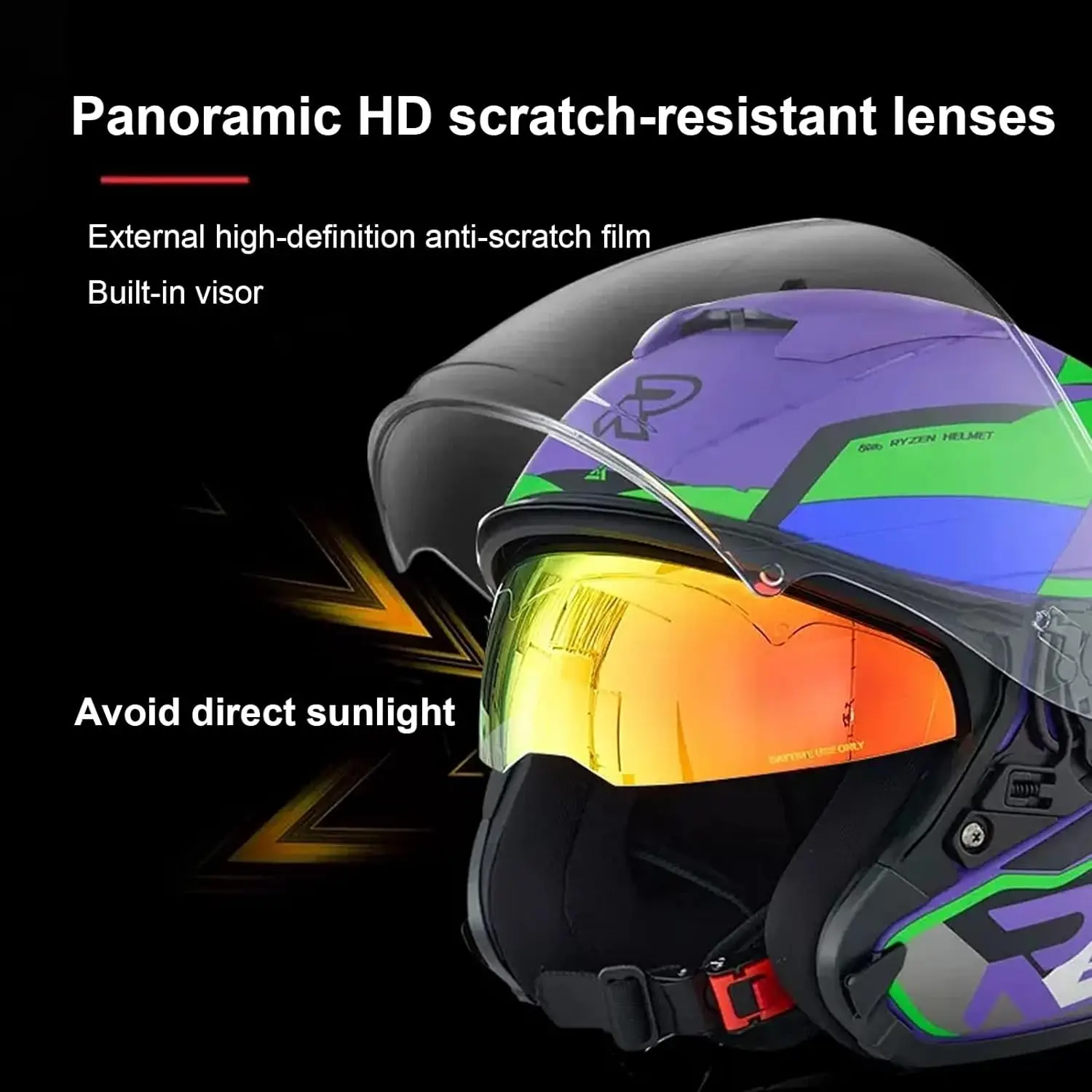 Motorcycle Helmet Helm Rsv Half Face Original RSV 3/4 Open Face