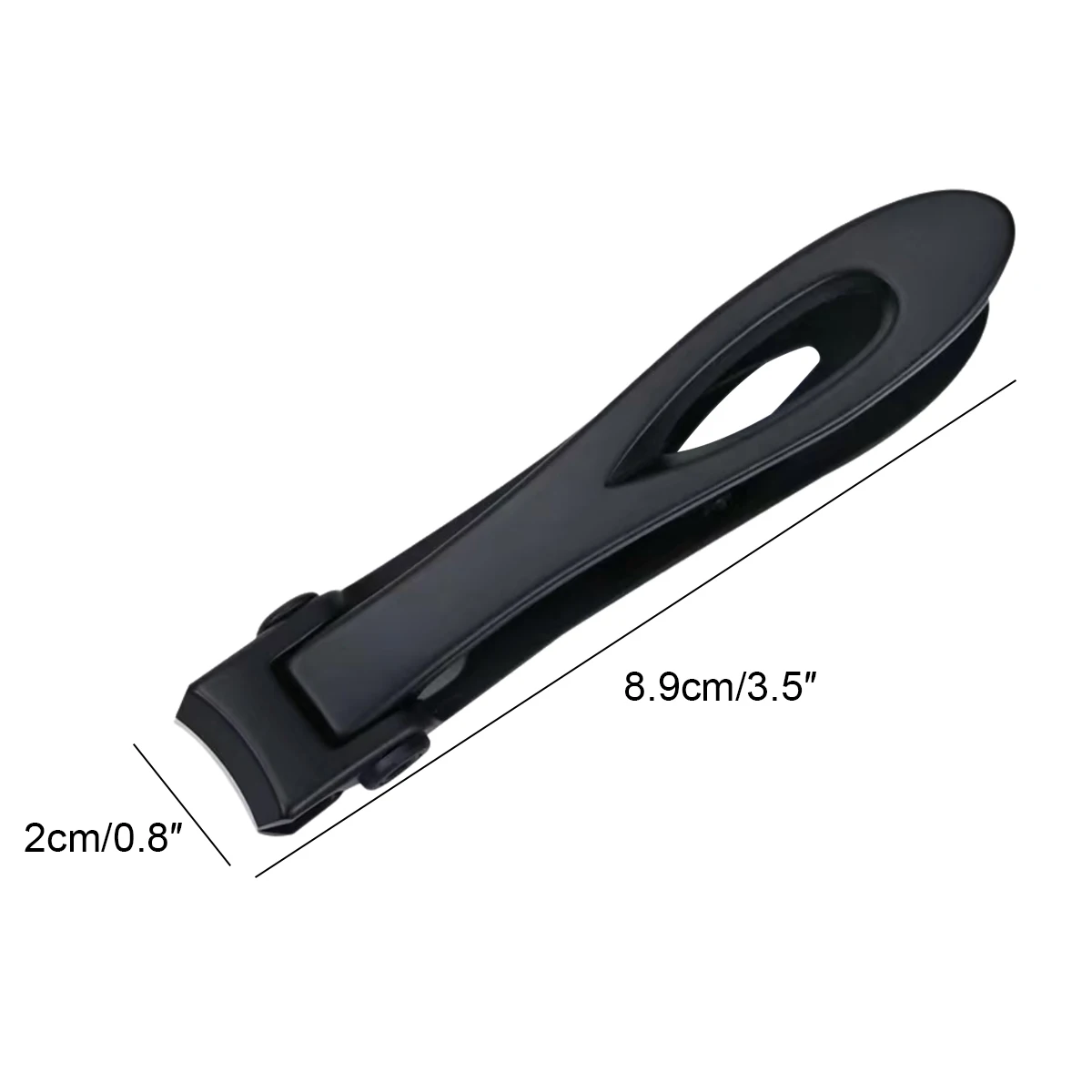 1 Pcs Professional Nail Cutter Stainless Steel Nail Clippers Toenail Fingernail Manicure Trimmer Toenail Clippers for ThickNails