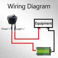 10Pcs SPST Snap-in Switch ON Off 2 Pin Round Snap Rocker Boat Switch AC for Car Auto Boat Household Appliances 4