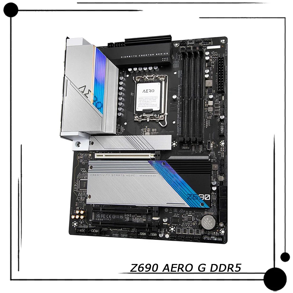 Lga1700 128Gb Atx Supporta 12Th Gen Core Pentium Gold Celeron Processori Scheda Madre Per Gigabyte Z690 Aero G Ddr5