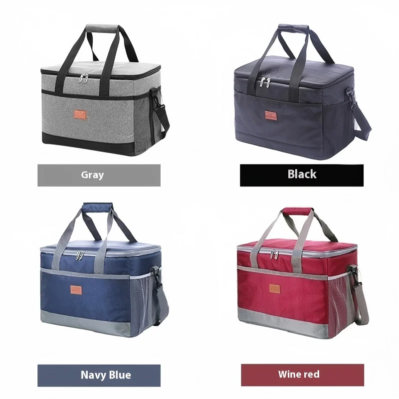 Insulated Cooler Bag with Hard Liner for Picnic Camping BBQ Outdoor