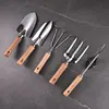 Universal Weeder Transplant Tool Hand Weeding Removal Dandelions Fork Digging Puller Wood Handle Stainless Steel Garden Tool 3