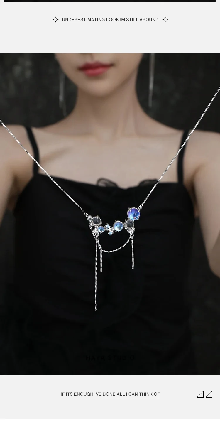 Moonlit Cascade Necklace S752446b6353b44c7b16cfce5ee7109edv