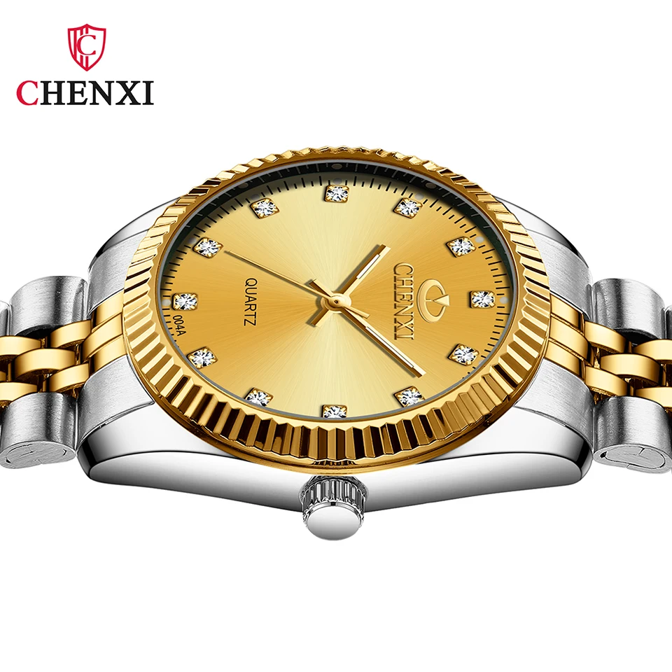 CHENXI Brand Watches Couple Items Business Fashion High Quality Men Women Quartz Watches Gifts For Couple Watch Free Shipping