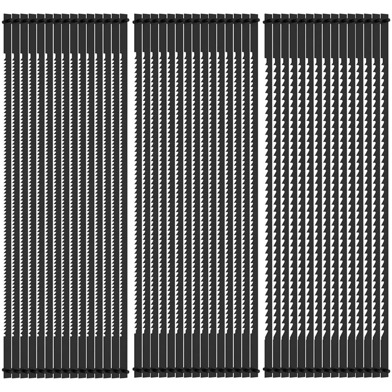 

5-дюймовые полотна для прокрутки пилы, 45 шт., замена концевой прокрутки, лезвие для выкручивающейся пилы из высокоуглеродистой стали для дерева, металла, пластика, долговечное